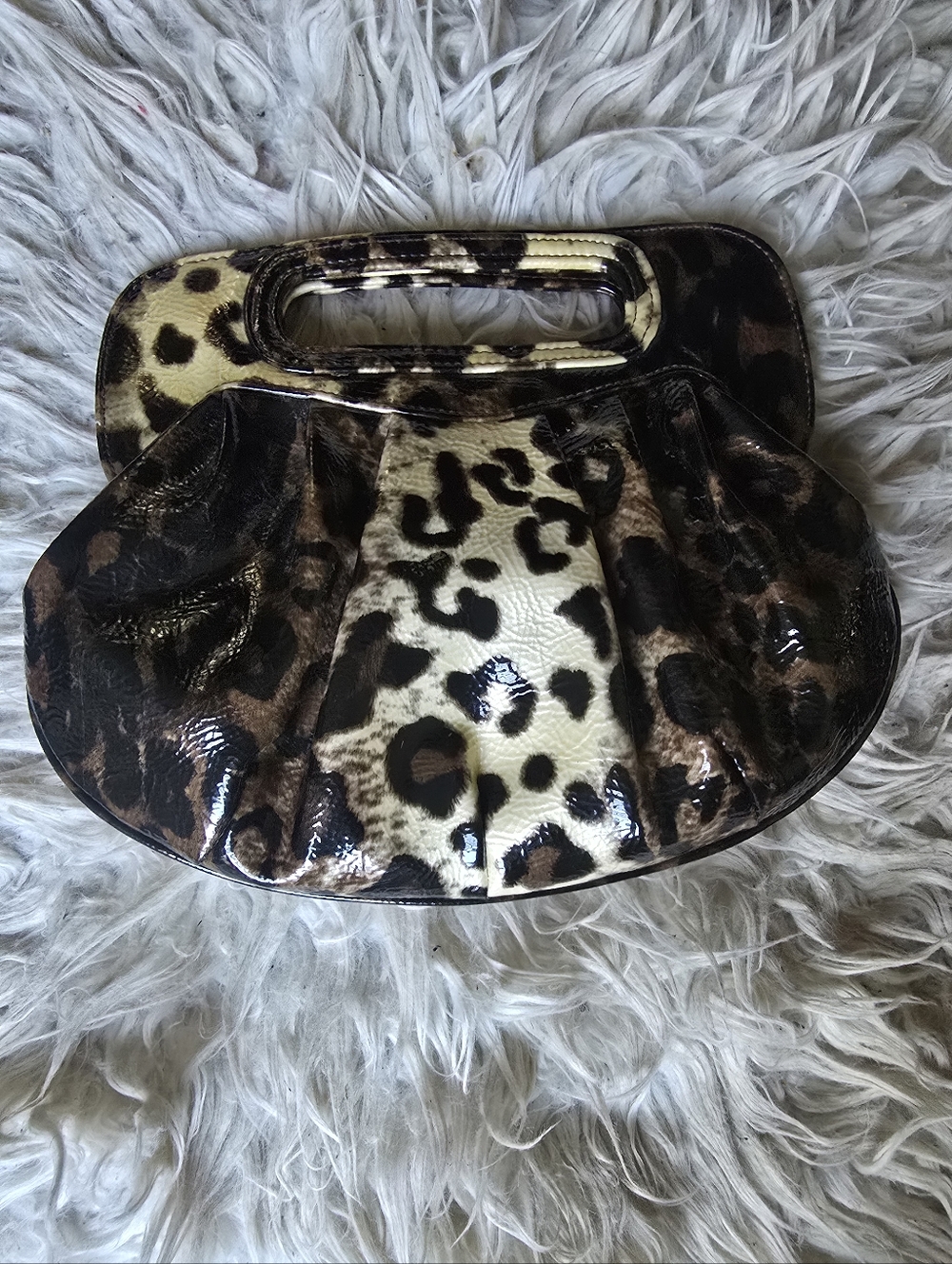 Animal Printed Faux Leather Handbag